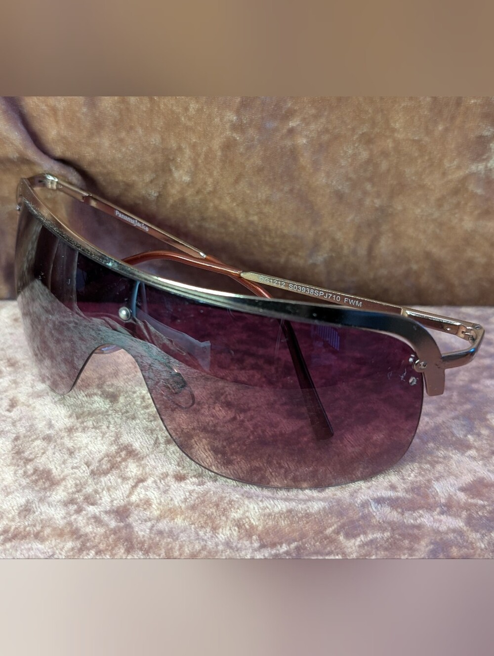 Women’s Shield Sunglasses - Purple Lens Visor